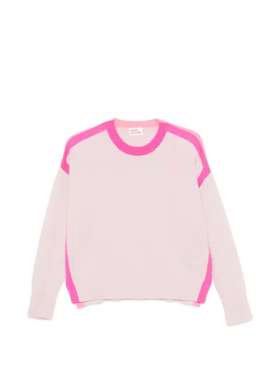 From Future Side-stripe Sweater In Pink
