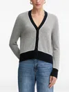 From Future V-neck Cardigan In Gray