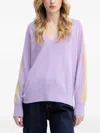 From Future V-neck Sweater In Purple