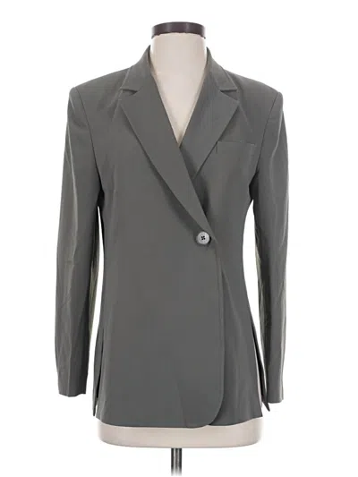 Pre-owned Front Row Shop Blazer Jacket In Gray