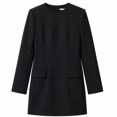 Front Row Shop Women's Margot Reversible Tailored Blazer Black