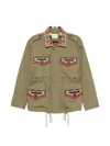 Front Street Drawstring-waist Jacket In Green