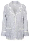 Front Street 8 Embroidered Cotton Jacket In Blue