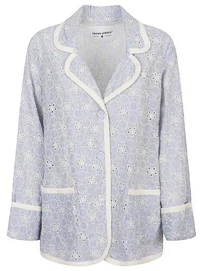 FRONT STREET FRONT STREET 8 EMBROIDERED COTTON JACKET