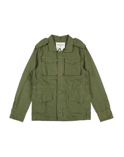 Front Street 8 Kids'  Toddler Boy Jacket Military Green Size 6 Cotton