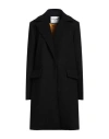 Front Street 8 Woman Coat Black Size 10 Polyester In Black