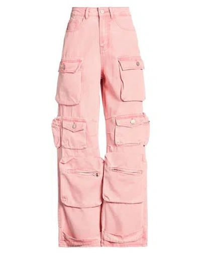 Front Street 8 Woman Jeans Pink Size Xs Cotton