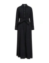 Front Street 8 Woman Maxi Dress Black Size M Cotton In Black