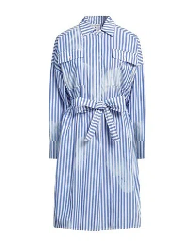 Front Street 8 Woman Midi Dress White Size S Cotton