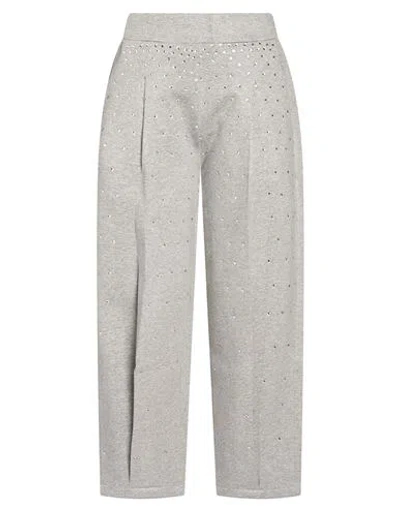 Front Street 8 Woman Pants Grey Size S Cotton, Polyester In Gray