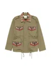 Front Street Drawstring-waist Jacket In Green