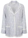 Front Street 8 Embroidered Cotton Jacket In Gray