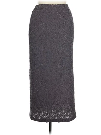 Pre-owned Front Street Formal Skirt In Gray