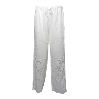 Front Street Trousers In White
