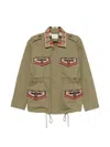 Front Street Drawstring-waist Jacket In Brown
