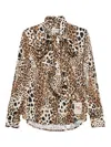 Front Street 8 Bow-tie Printed Blouse In Multi