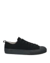 Fronteer Man Sneakers Black Size 10 Leather, Textile Fibers In Black