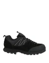 Fronteer Man Sneakers Black Size 8 Leather, Textile Fibers In Black
