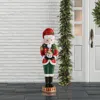 Frontgate 4 Ft. Led Hot Cocoa Nutcracker In Multi