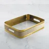 Frontgate Adorn Rectangular Stand In Gold
