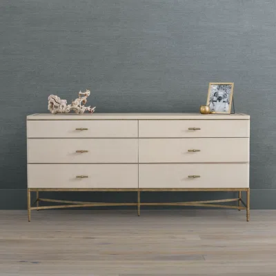 Frontgate Angelina 6-drawer Dresser In Neutral