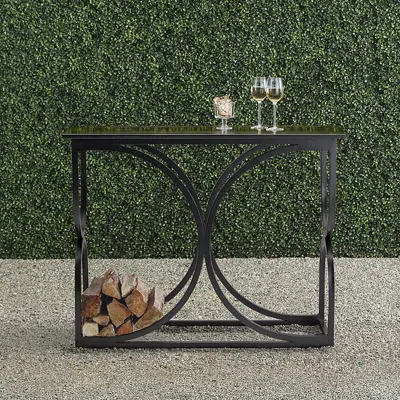 Frontgate Angelina Log Rack Table