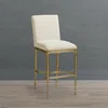 Frontgate Angelina Parsons Bar And Counter Stools In Matte Black,dove Velvet Counter Stool