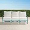 Frontgate Angelina Sofa With Cushions In Caribbean Aluminum