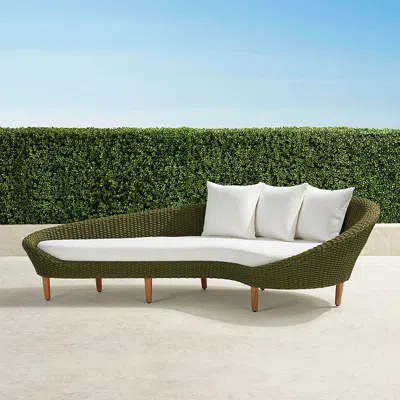 Frontgate Ansley Accent Sofa In Green