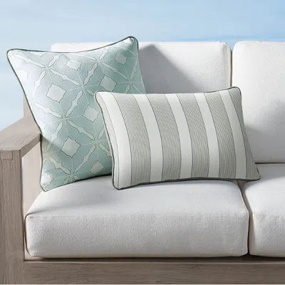 Frontgate Aren Tile Reversible Indoor/outdoor Pillow