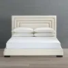 Frontgate Arwin Upholstered Bed In White
