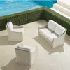 Frontgate Ashby 3-pc. Loveseat Set In Shell Finish