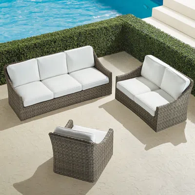 Frontgate Ashby 3-pc. Sofa Set In Putty Finish