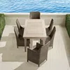 Frontgate Ashby 7-pc. Dining Set In Putty Finish