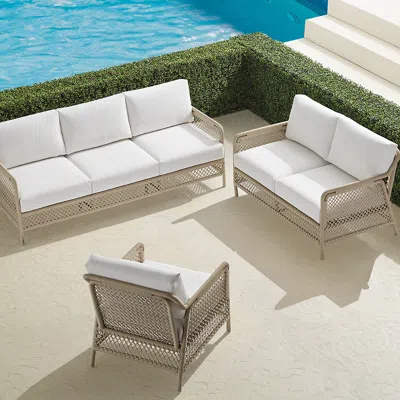Frontgate Atwood 3-pc. Sofa Set In White