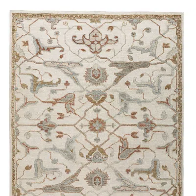 Frontgate Aurelia Hand-knotted Rug In Neutral