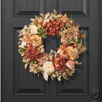 Frontgate Autumn In Bloom Wreath