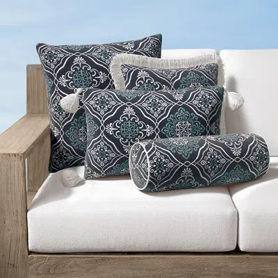 Frontgate Aveiro Tile Indoor/outdoor Pillow