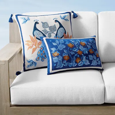 Frontgate Azura Handpainted Outdoor Pillows