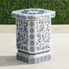 Frontgate Azura Handpainted Umbrella Table
