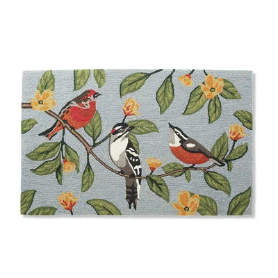 Frontgate Backyard Birds Door Mat In Brown