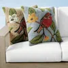 Frontgate Backyard Birds Indoor/outdoor Pillow In Brown
