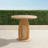 Frontgate Bari Bistro Table In Natural Teak