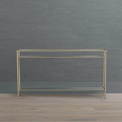 Frontgate Beale Console Table In Gold