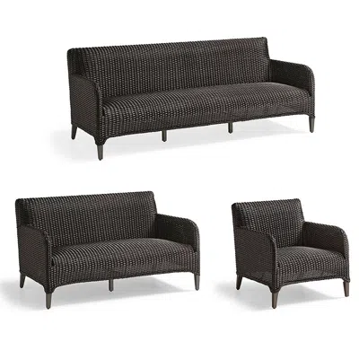 Frontgate Beckham Tailored Furniture Covers In Black