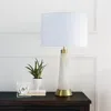 FRONTGATE BEVERLY ALABASTER OBELISK TABLE LAMP