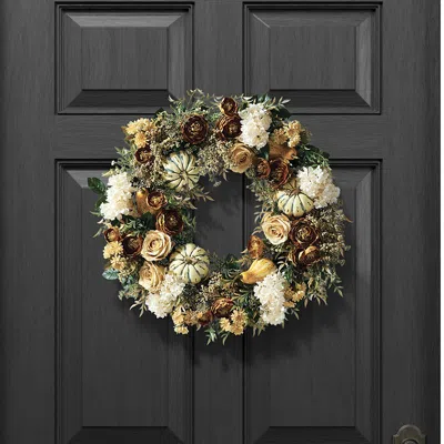 Frontgate Blushing Harvest Wreath