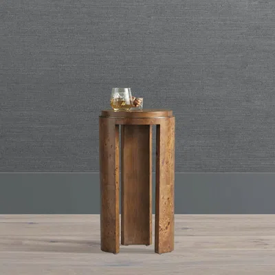 Frontgate Brando Drink Table In Brown