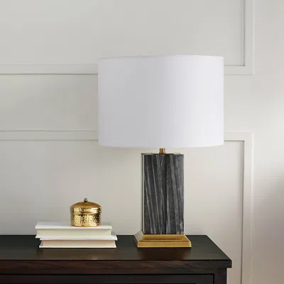 Frontgate Branford Marble Table Lamp In Gold
