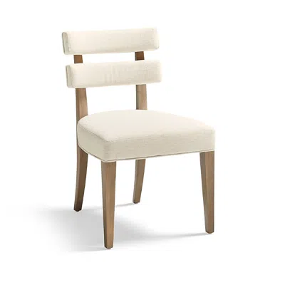 Frontgate Brinley Dining Chair In Willow,snow Crypton Nomad Performance